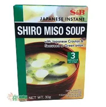 S&B Shiro Miso Soup 3 x 10g