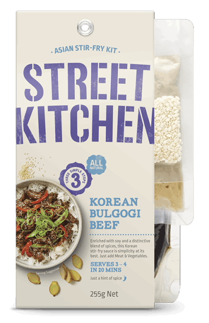 Street Kitchen Korean Bulgogi Beef 255g