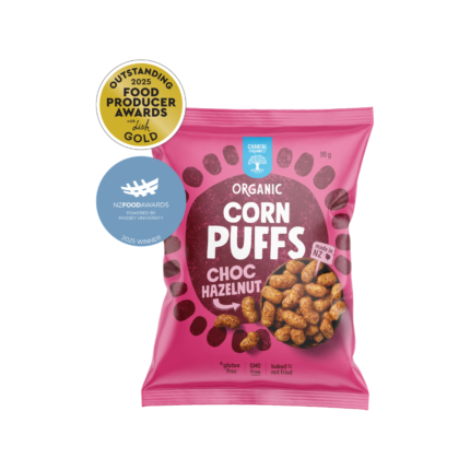 Chantal Organics Corn Puff Chocolate Hazelnut 90g