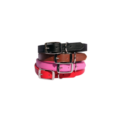 Pet One Leather Collar 65cm Purple