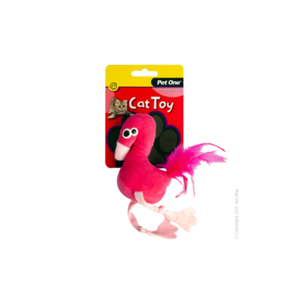 Pet One Plush Flamingo 11.5cm
