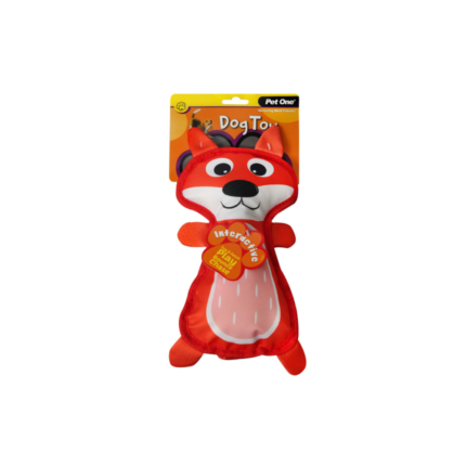 Pet One Fox w Squeaker 42cm