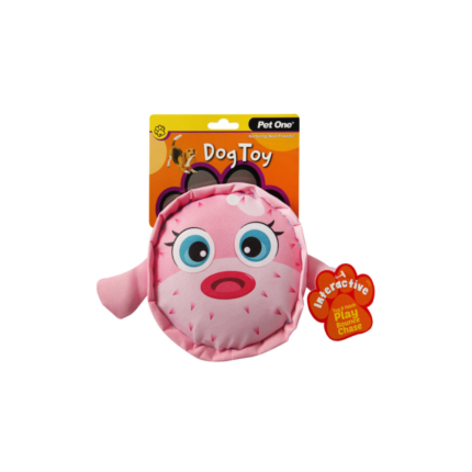 Pet One Globefish w Big Squeaker 27x18cm