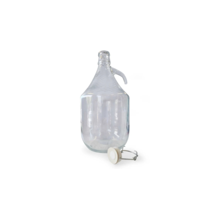 5l Glass Demijohn with Swing LId