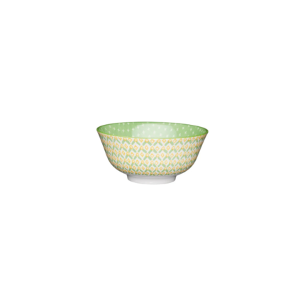Mikasa Bowl Geometric Green 15.7cm