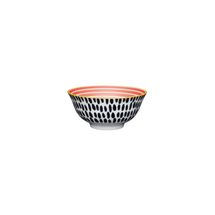 Mikasa Bowl Red Swirl 15.7cm