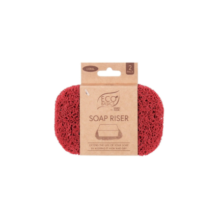 Eco Basics Soap Riser Coral 2pk