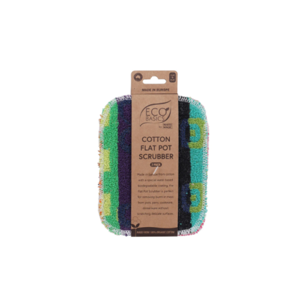 Eco Basics Flat Pot Scrubber 2pk