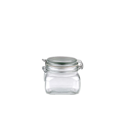 Kates Square Cliptop Jar 500ml