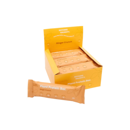 Nothing Naughty Plant Protein Bar Ginger Crunch 40g