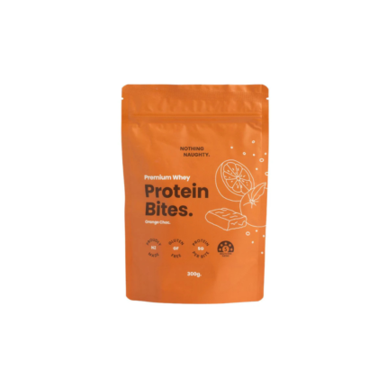 Nothing Naughty Whey Protein Bites Orange Chocolate 300g
