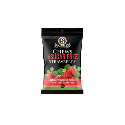 Sugarless Strawberry Chews 70g