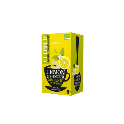 Clipper Organic Lemon Ginger 20bg