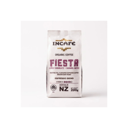 IncaFe Fiesta Coffee Espresso Grind 200g