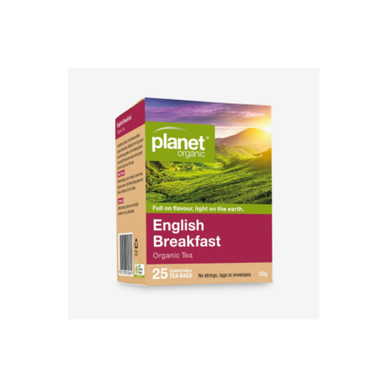 Planet Organic English Breakfast Tea 25bg