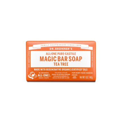 Dr Bronner Castile Bar Tea Tree 140g