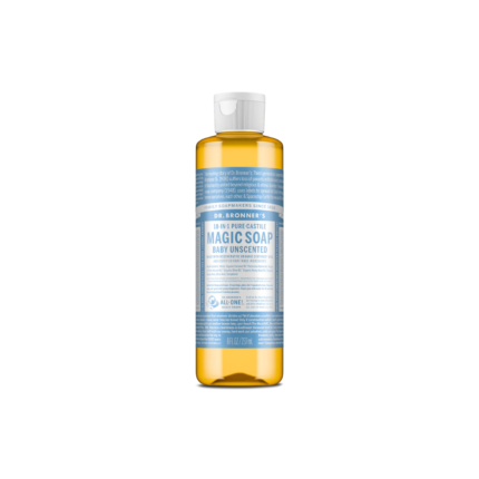 Dr Bronner Castile Liquid Soap Baby Unscented 237ml