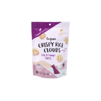 Ceres Crispy Rice Clouds Salt & Vinegar 50g