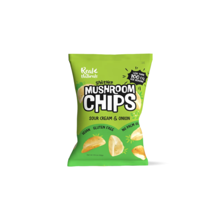 Real Naturals Shiitake Mushroom Chips Sour Cream & Onion 32g